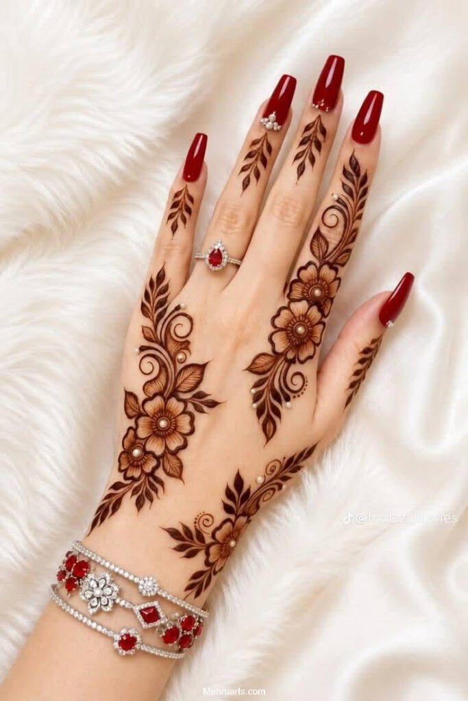 stylish back hand mehndi designs stylish back hand mehndi designs