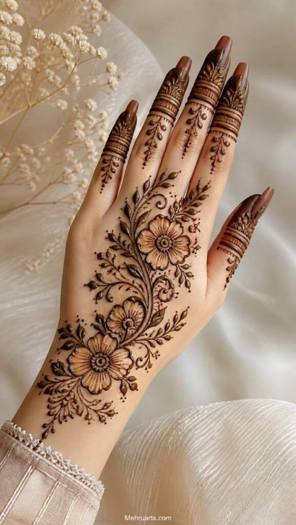 stylish back hand mehndi designs stylish back hand mehndi designs