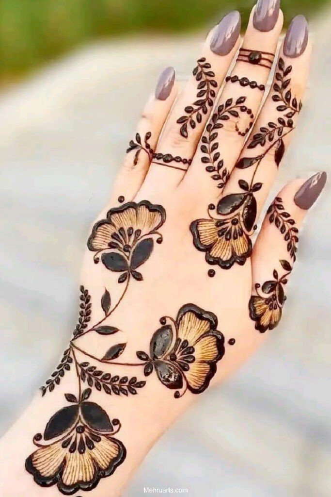 stylish back hand mehndi designs stylish back hand mehndi designs