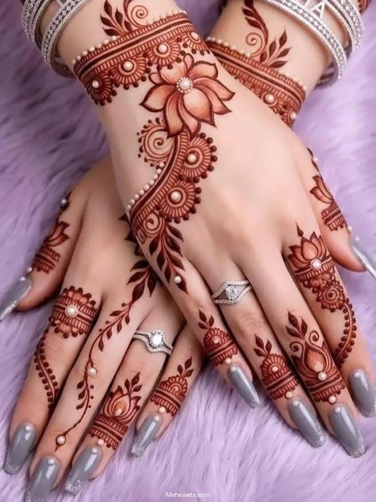 stylish back hand mehndi designs stylish back hand mehndi designs