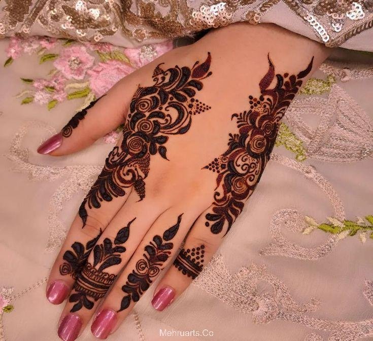 stylish back hand mehndi designs stylish back hand mehndi designs