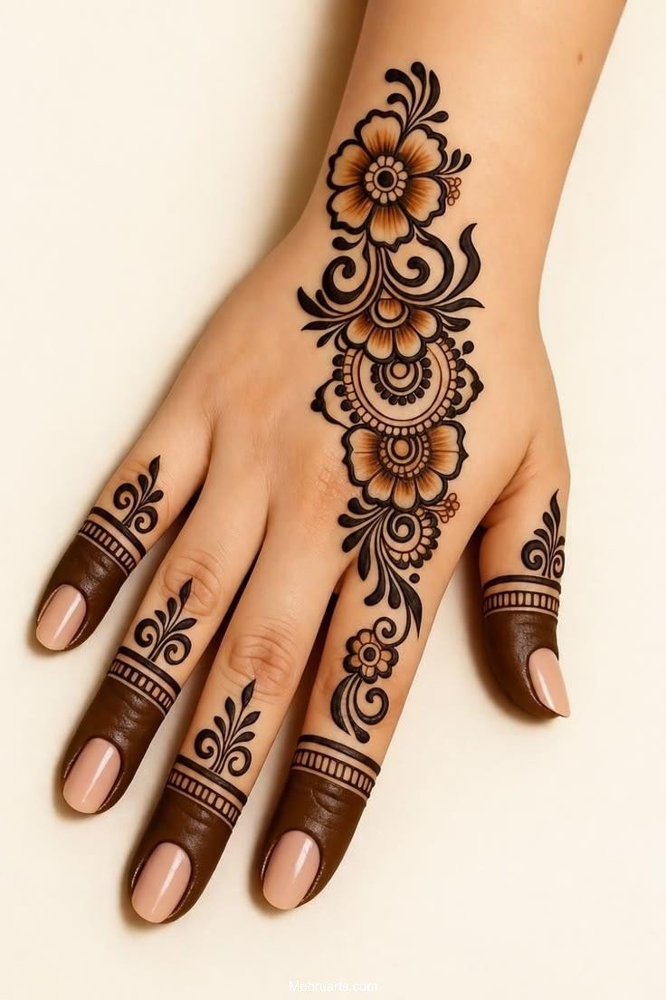 stylish back hand mehndi designs stylish back hand mehndi designs