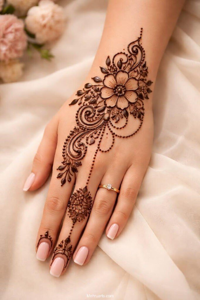 Arabic mehndi design