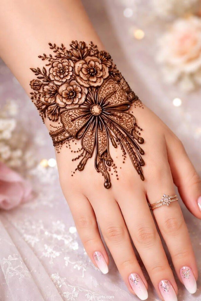 Arabic mehndi design