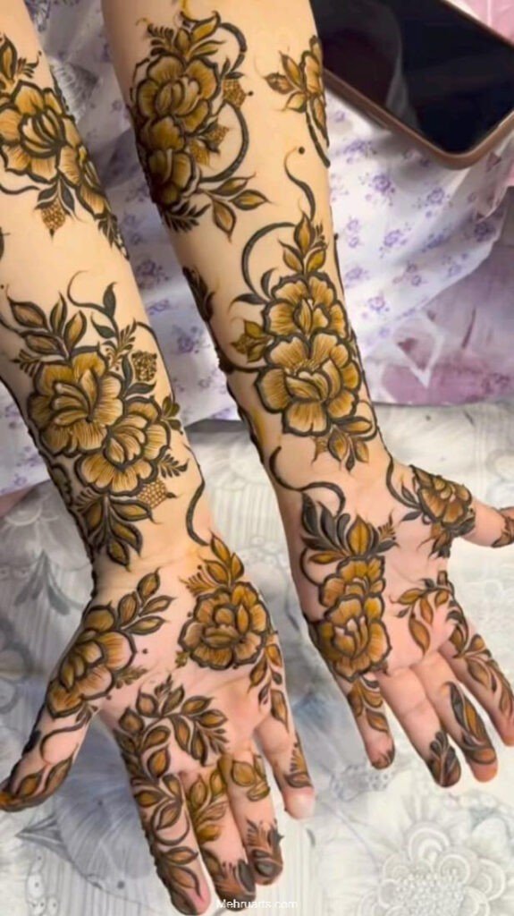Arabic mehndi design