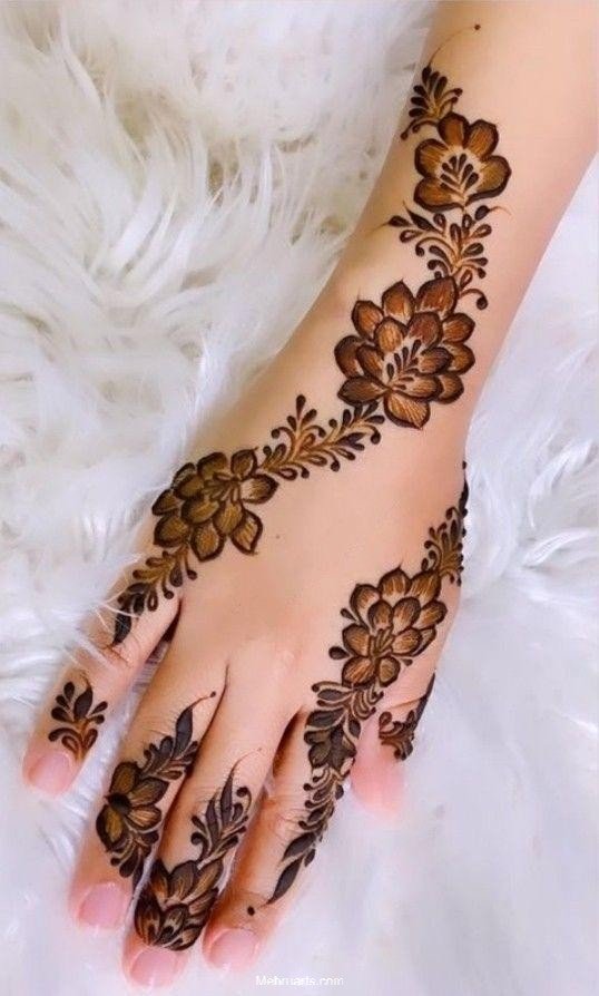 Arabic Pakistani mehndi design