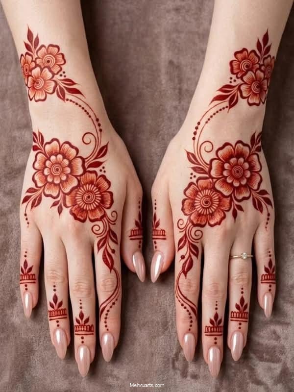 Arabic mehndi design