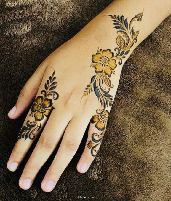Arabic Pakistani mehndi design