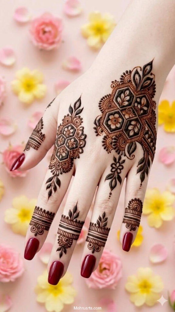 Arabic mehndi design
