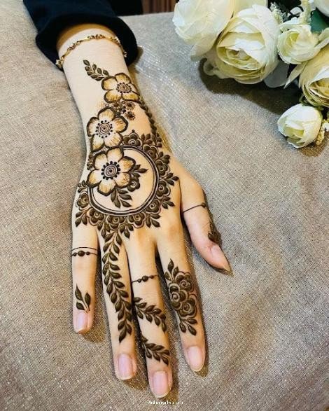 Arabic Pakistani mehndi design
