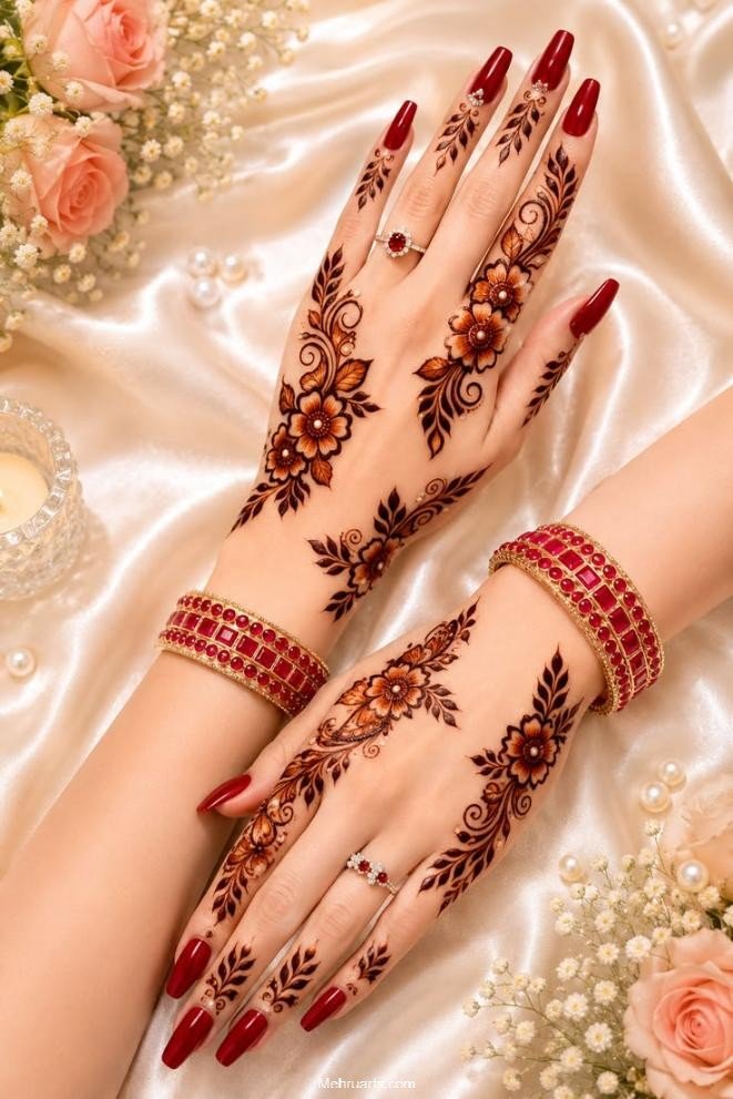 Arabic mehndi design