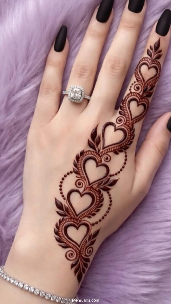 Simple Arabic Mehndi design