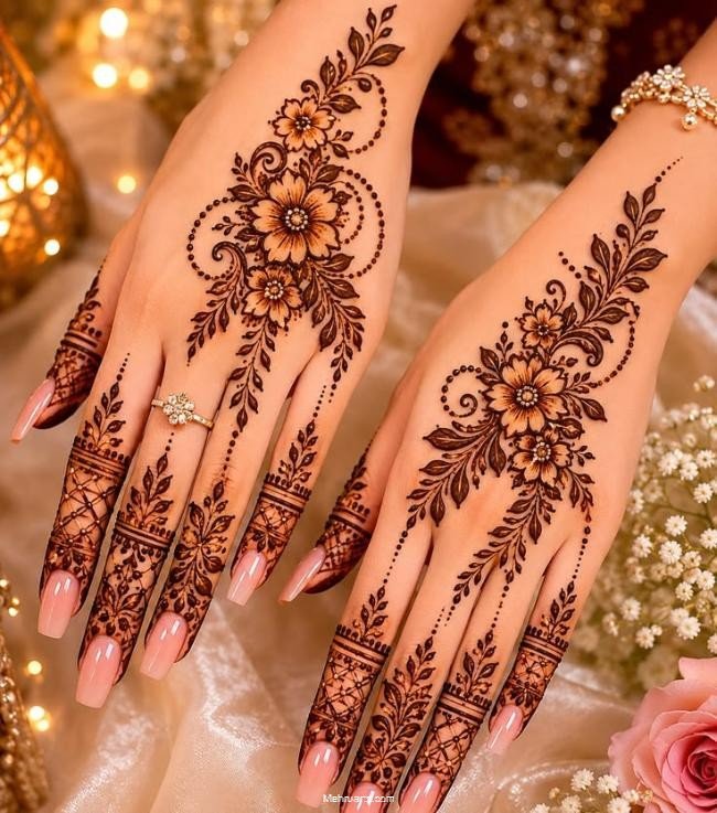 Arabic mehndi design