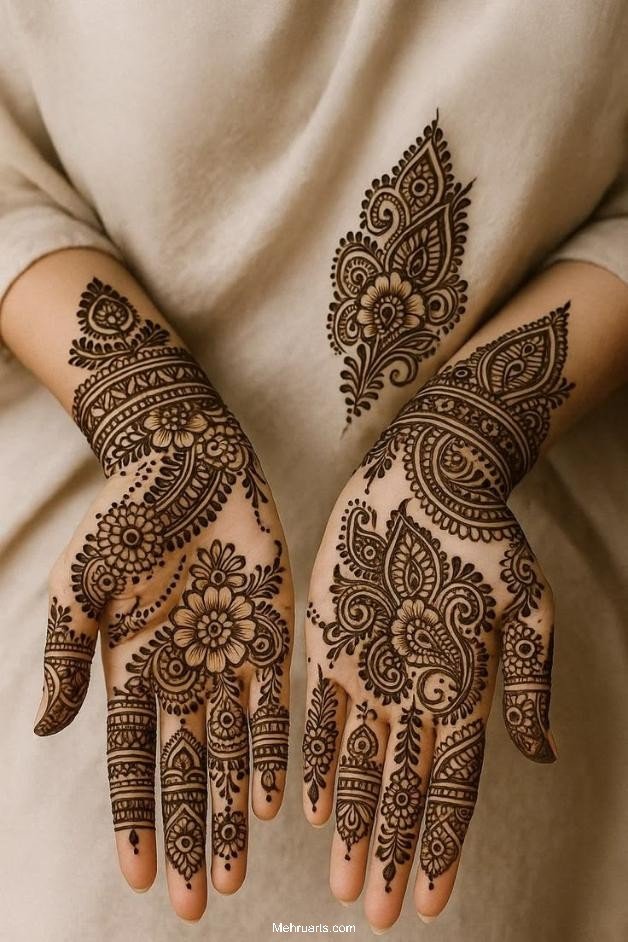 Arabic mehndi design
