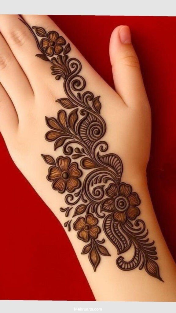 Arabic Mehndi design