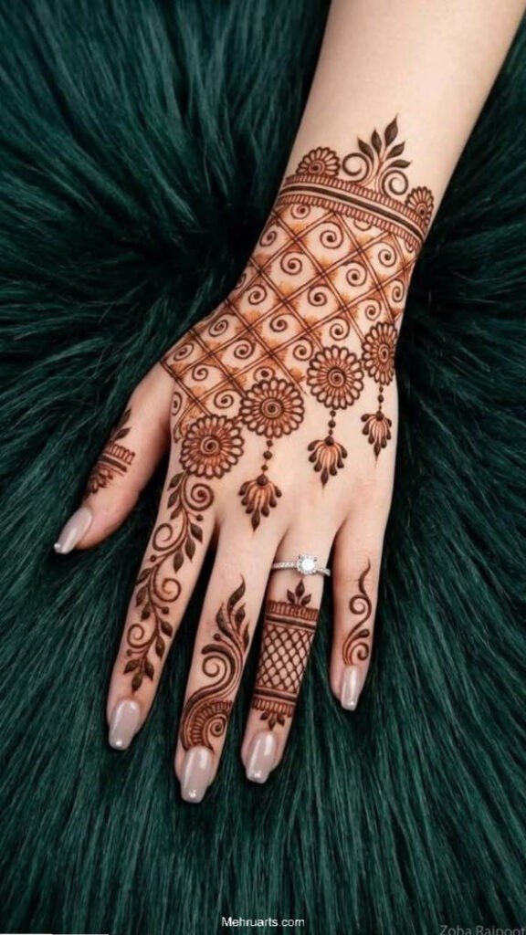 Arabic Mehndi design