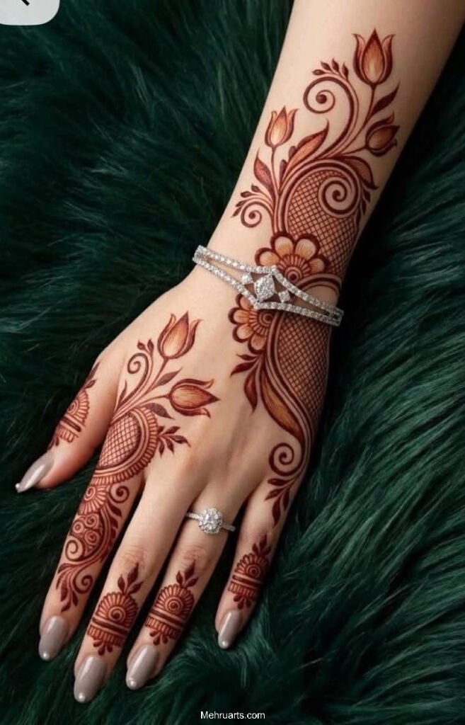 Arabic Mehndi design