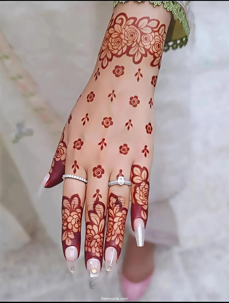 Arabic Mehndi design