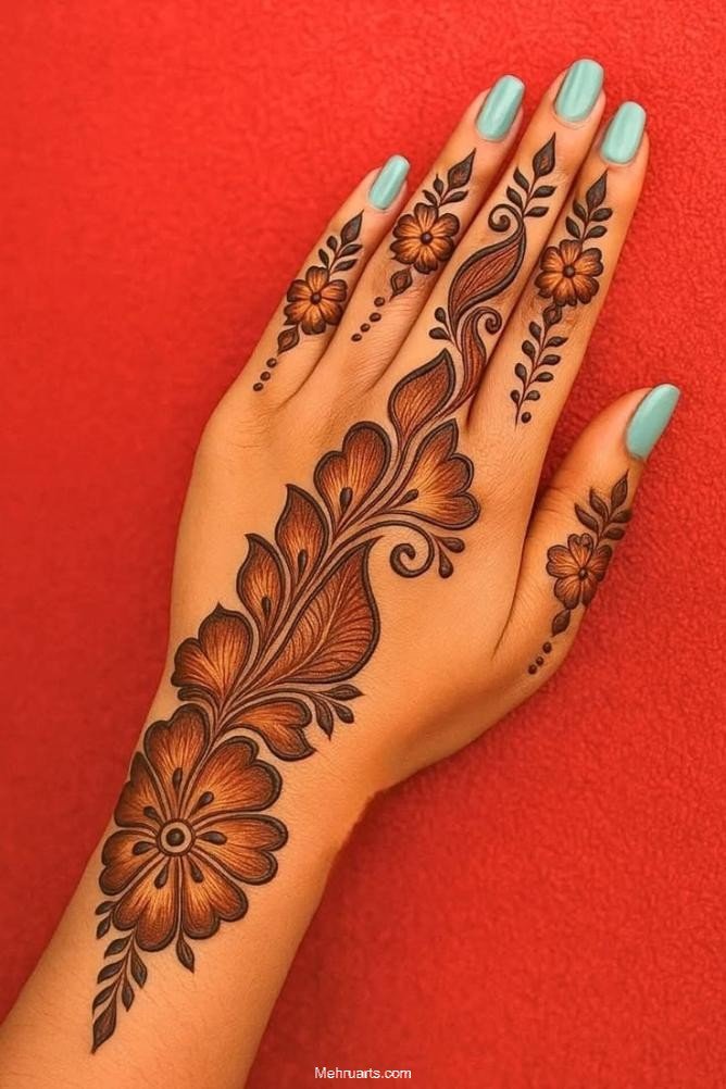 Arabic Mehndi design