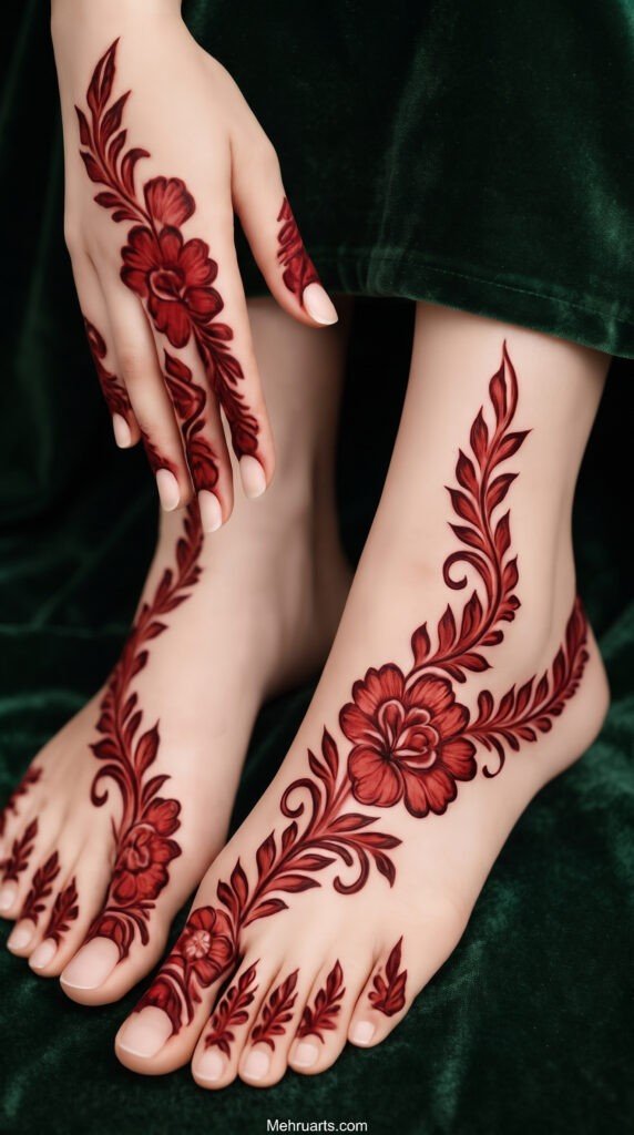 Arabic mehndi design