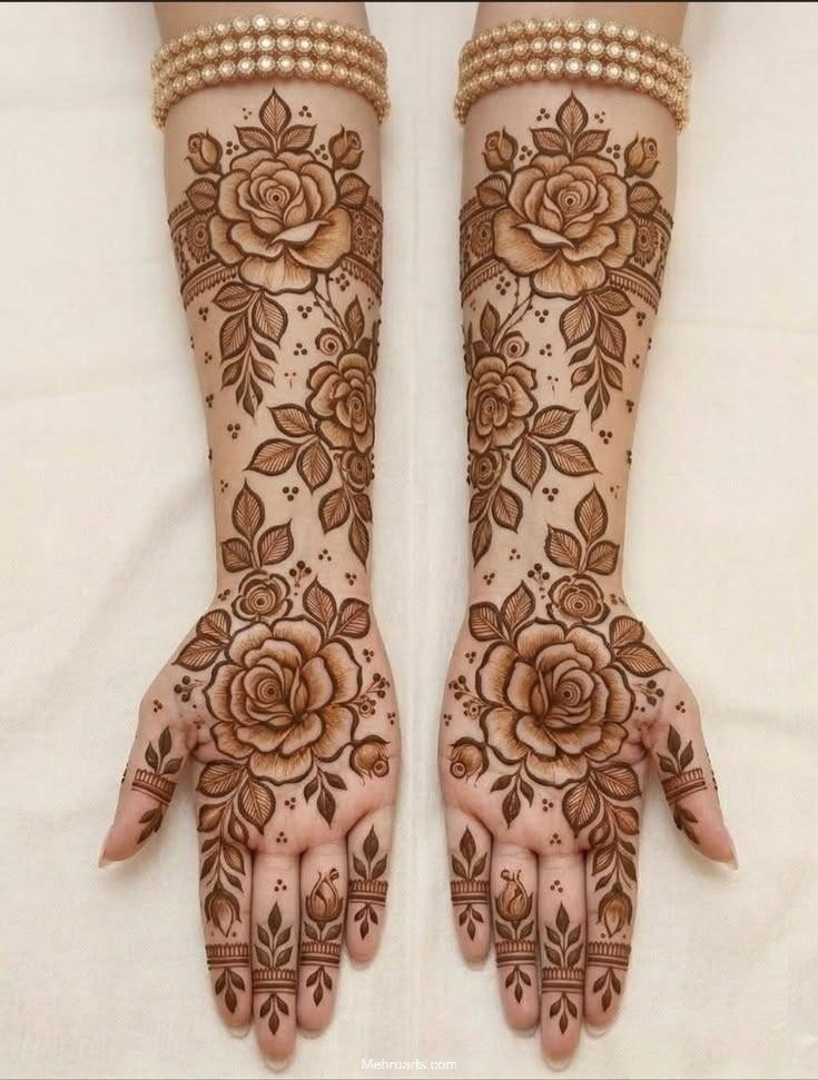 Arabic mehndi design
