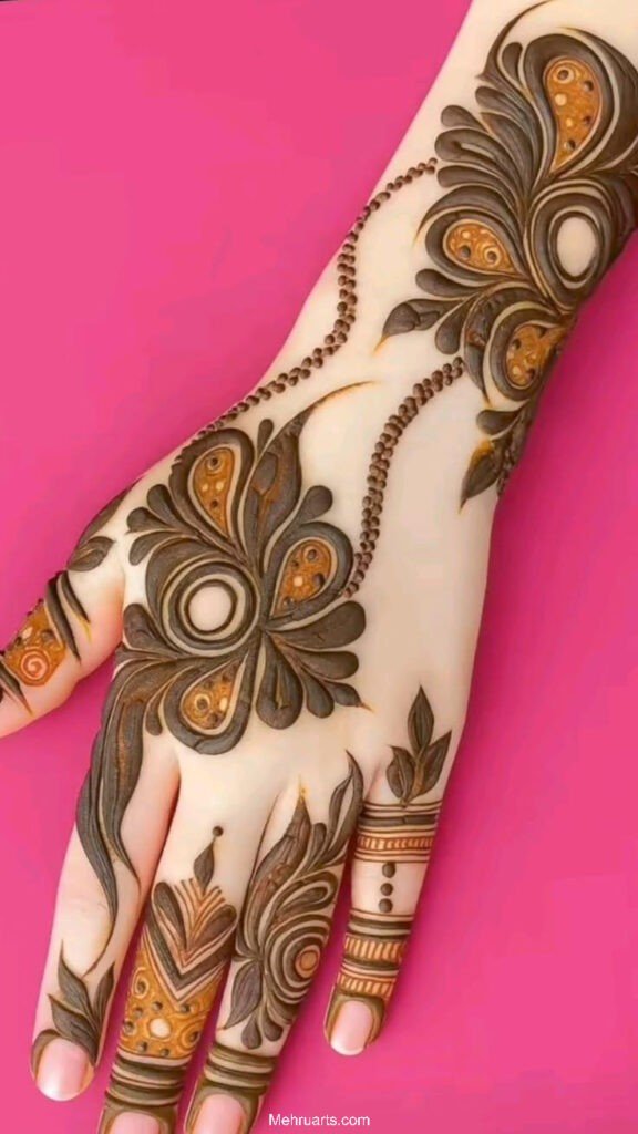 Arabic Mehndi design