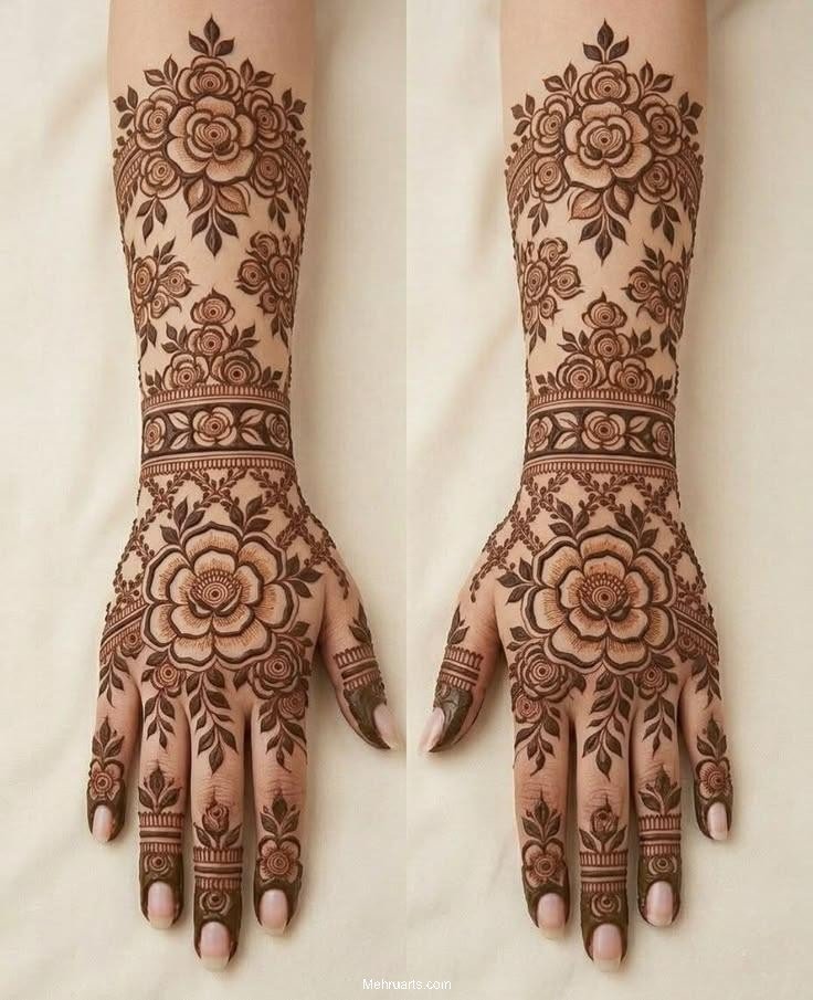 Arabic mehndi design