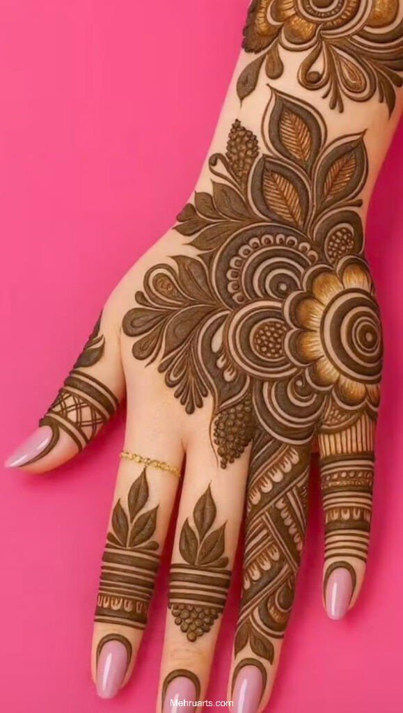 Arabic Mehndi design