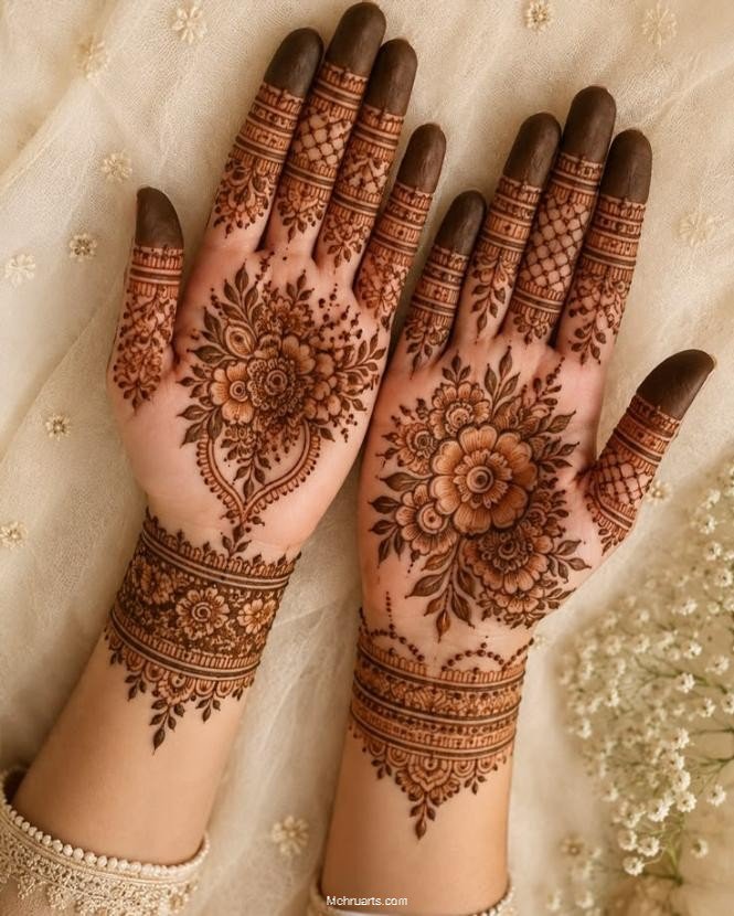 Arabic mehndi design