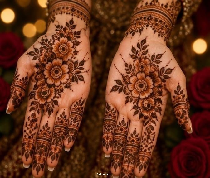 Arabic mehndi design