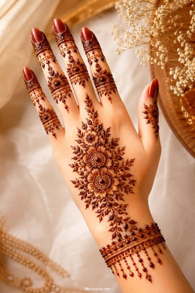 Arabic mehndi design