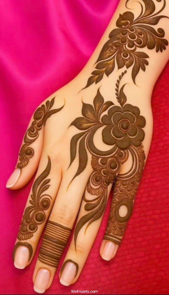 Arabic Mehndi design