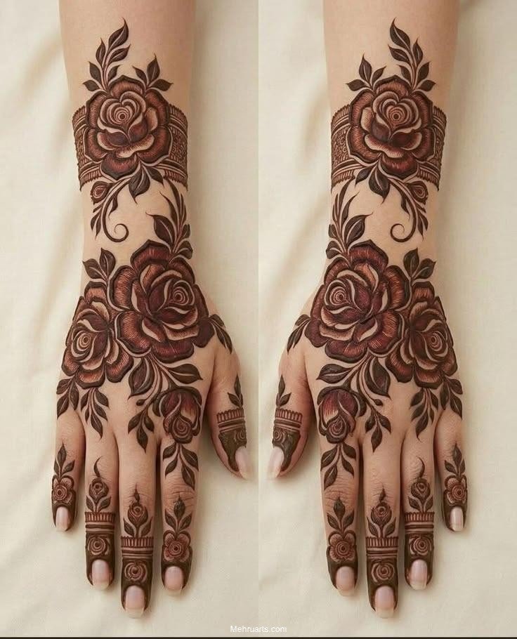 Arabic mehndi design