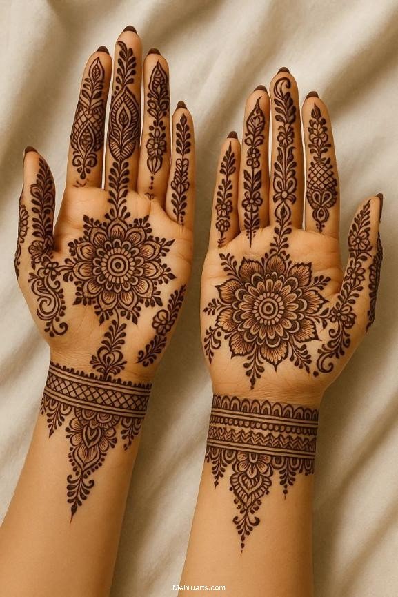 Arabic mehndi design