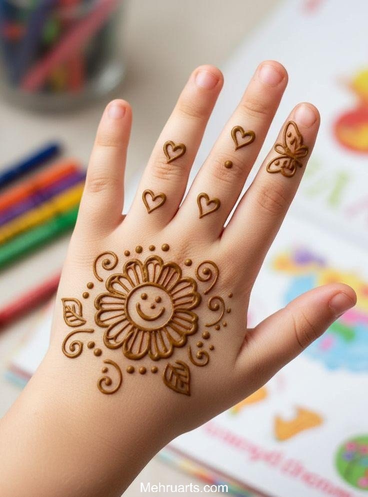 mehndi designs for kids Mehndi designs for kids