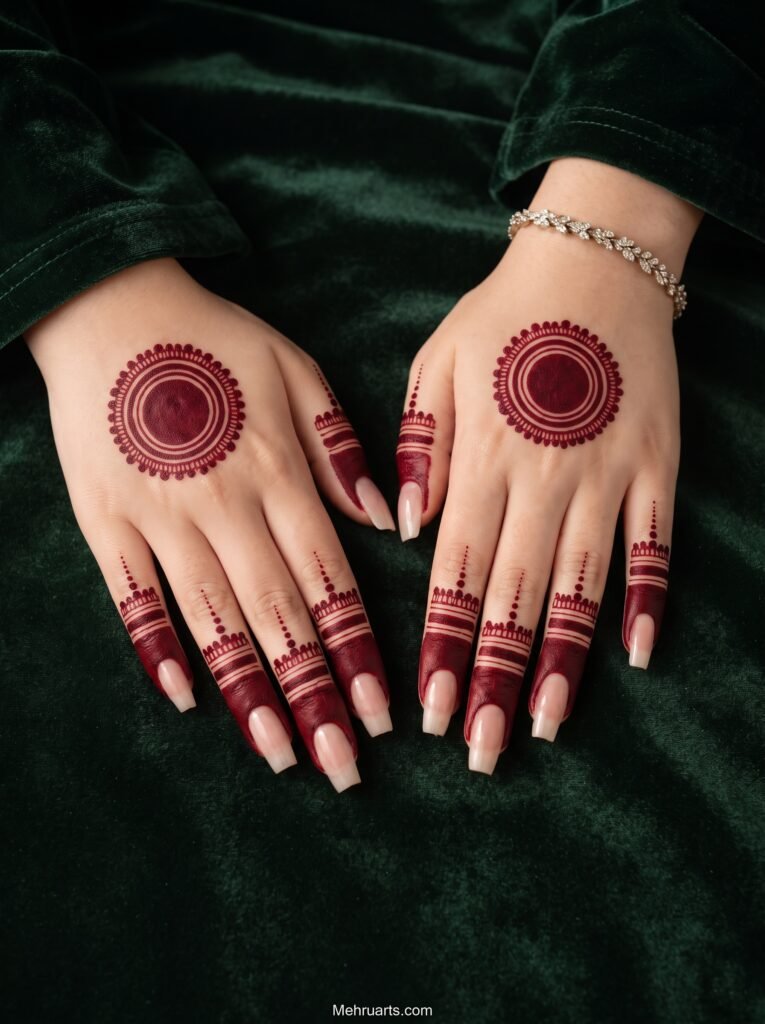 easy mehndi design